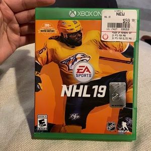XBOX ONE NHL 19